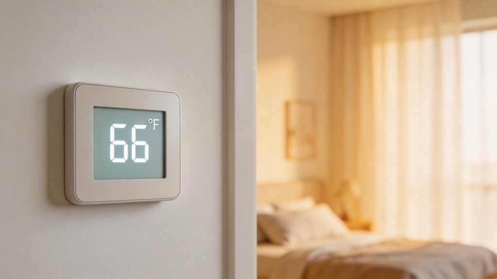 ideal bedroom temperature for better sleep