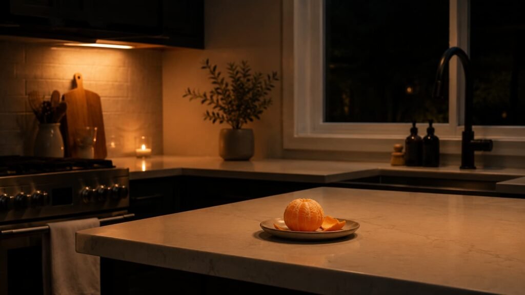 whole orange compared with orange juice before bed