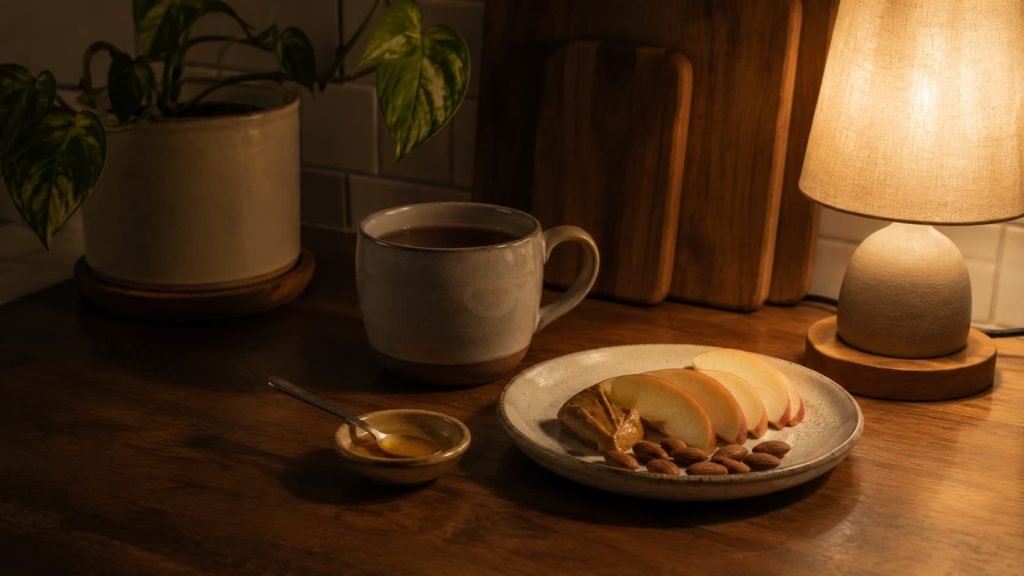 Small amount of honey before bed instead of a sugary snack