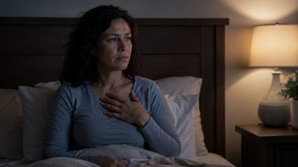 Waking up with heart racing in the middle of the night