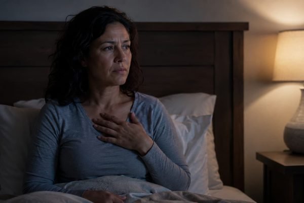 Waking up with heart racing in the middle of the night