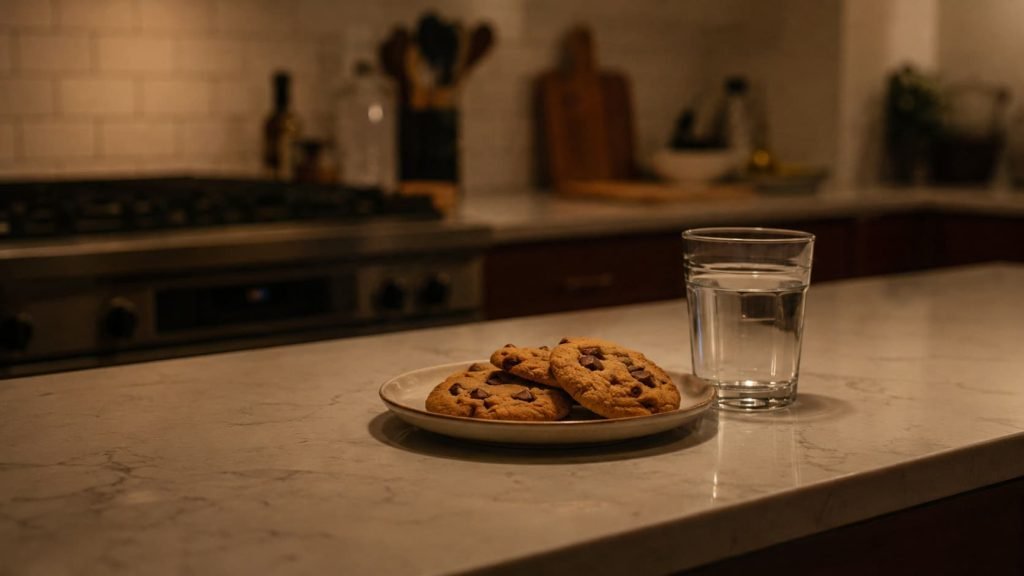 Sugar before bed as a late-night sweet snack